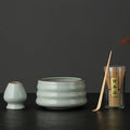 Tea Porcelain Mixing Multipurpose Plain Style Soup Green Cup Japanese Traditional Bowls Kitchen Ceramic Matcha Bowl