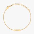 Inspire Stainless Steel Jewelry Custom Minimal Charm Bracelet Couple Bracelet Free Engrave High Quality and Lower Price Jewelry