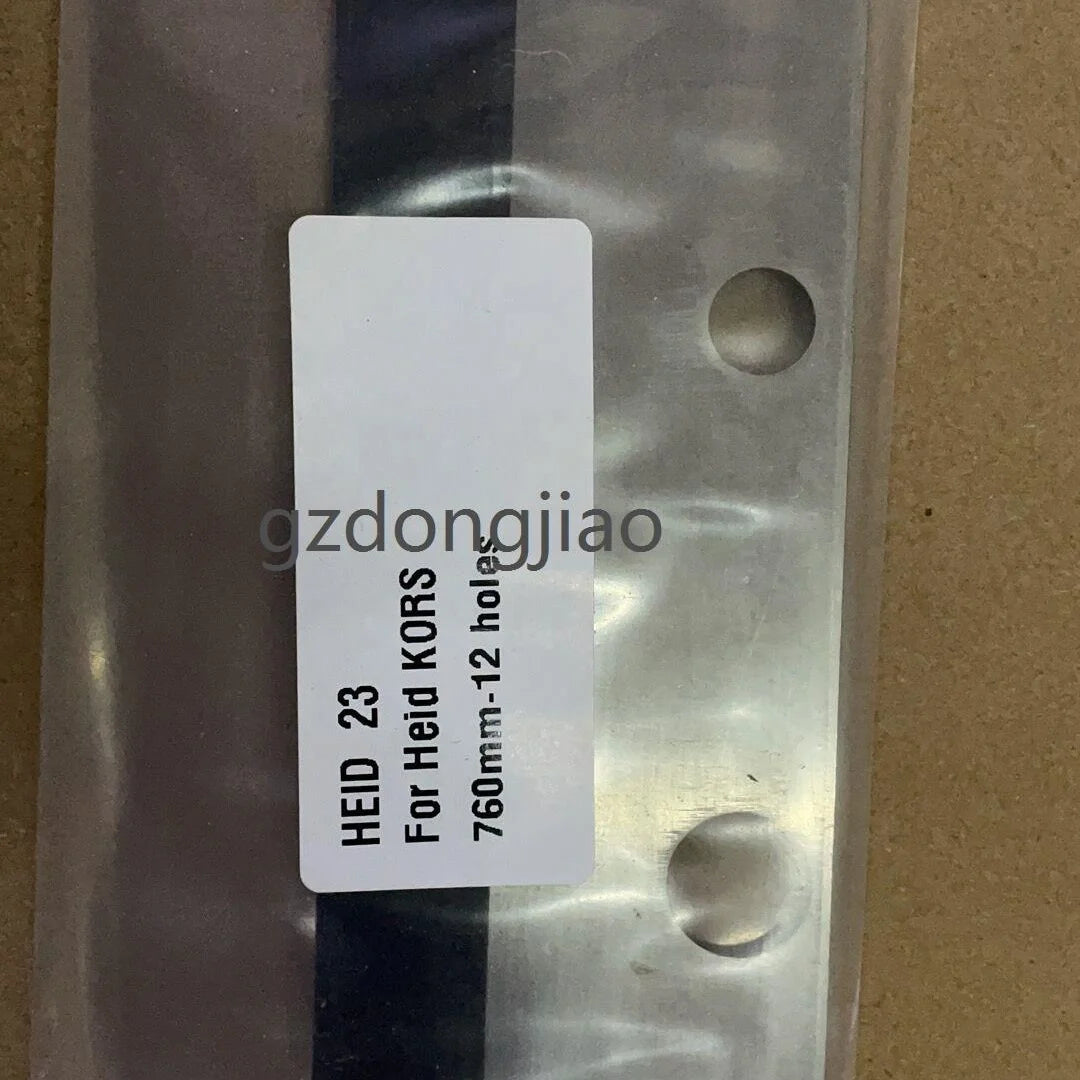 5 Pieces KORS Wash up Blade 760mm 12 Holes Thickness 2mm for Heidelberg Printing Machine