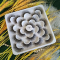 2022 New Hot Selling Customized Fluffy Faux Mink Eyelash Thick Strip False Lashes