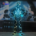 Future Creative Red Spiderman Cosplay Costume LED Clothing Spider Man Suit Men Pants Adults Luminous Sets for Boys Black 1 Piece
