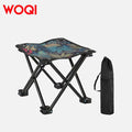 WOQI Outdoor Lightweight Small Fishing Chair Folding Chair Stool Camping Bench