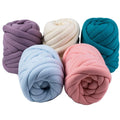 Yarn Craftsman 3CM Giant Polyester Iceland Core Spun Yarn Super Chunky DIY Velvet Tube T-shirt Yarn for Pet