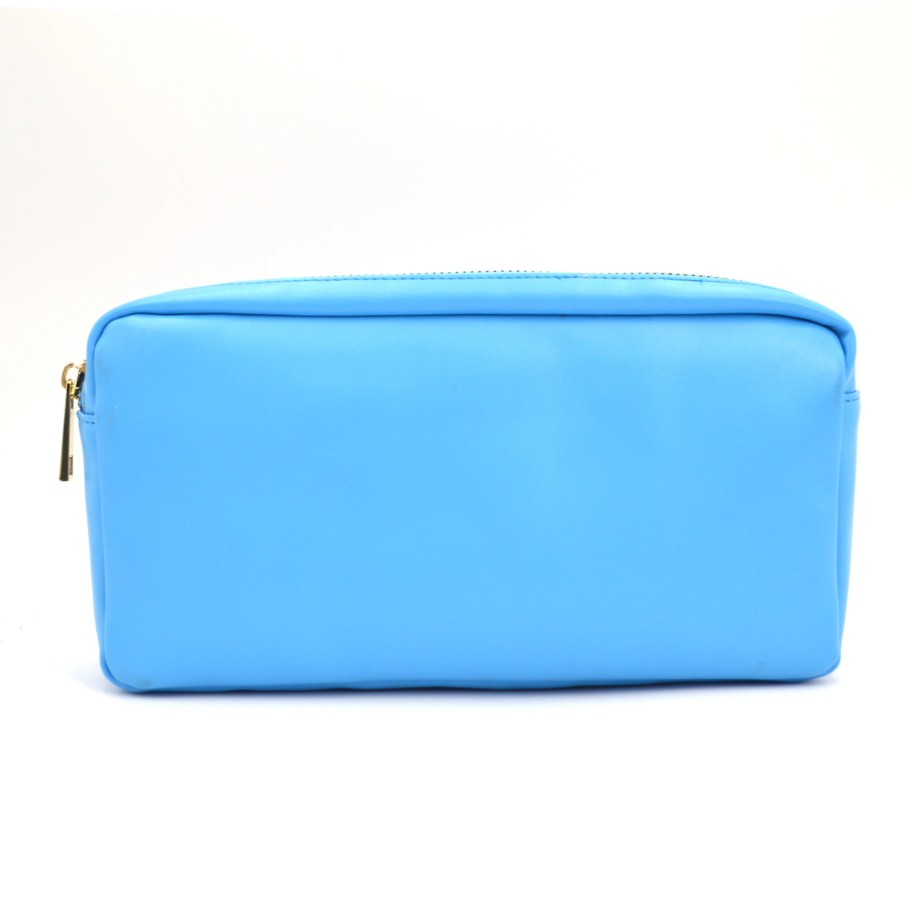 Cowhide Cosmetic Bag Vintage Soft Leather Makeup Pouch with Zipper Women Small Medium Travel Toiletry Bag Jewelry Organizer