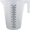 Custom Measuring Jug Clear Plastic Pitcher 500ML 1000ML 2000ML 3000ml 5000ML Measuring Cups with Handle for Bake Milk Tea Shop