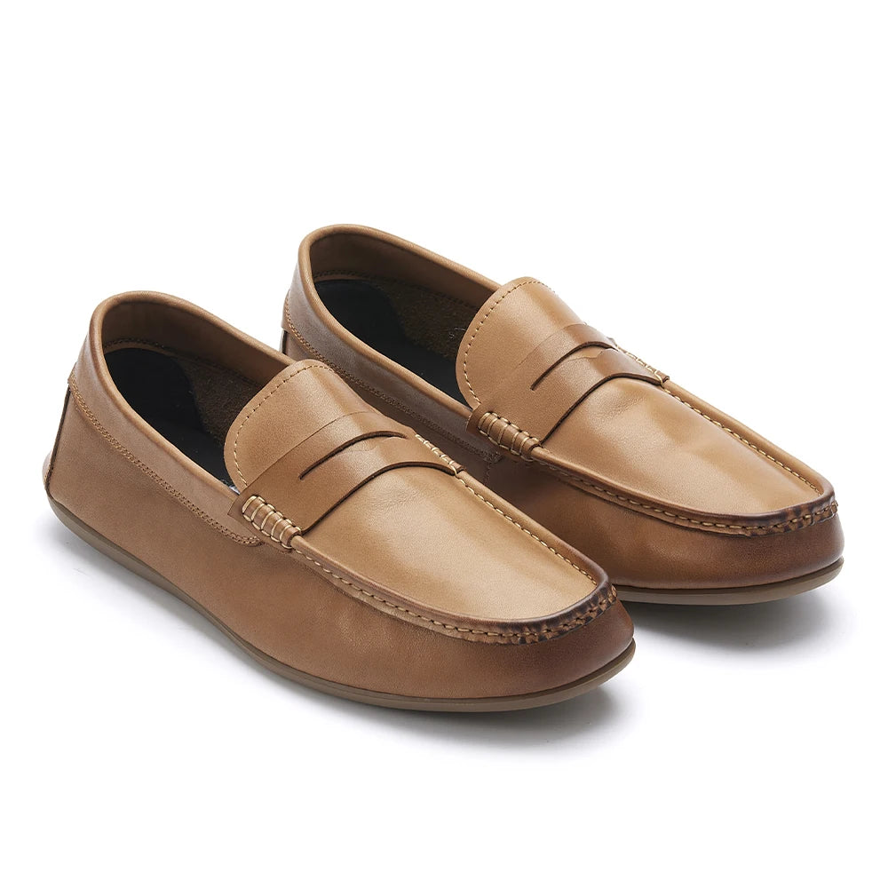 High Quality Full Grain Leather Men's Loafer Shoes Handmade Wear-Resistant Genuine Leather Dress Shoes