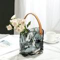 Home Decor Supplies Clear Elegant Cylinder Flowers Custom Glass Vases