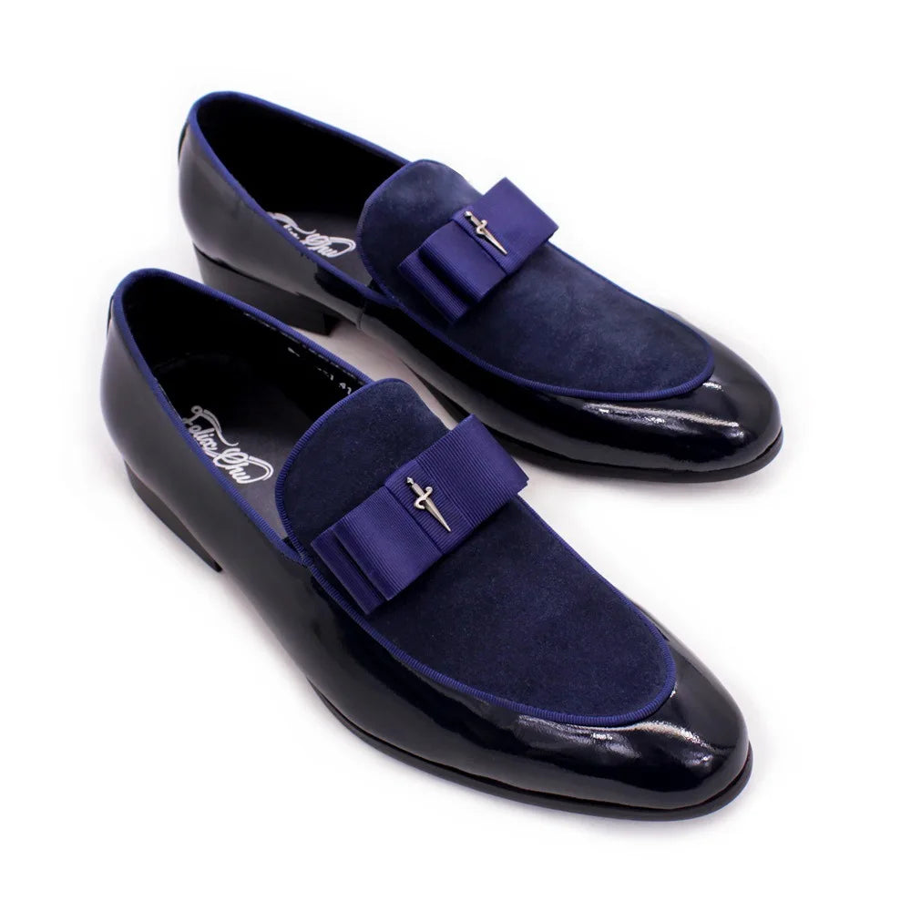 Morili Matte Leather and Patent Leather Men's Wedding Dinner Shoes Formal Leather Shoes for Mens MSH13