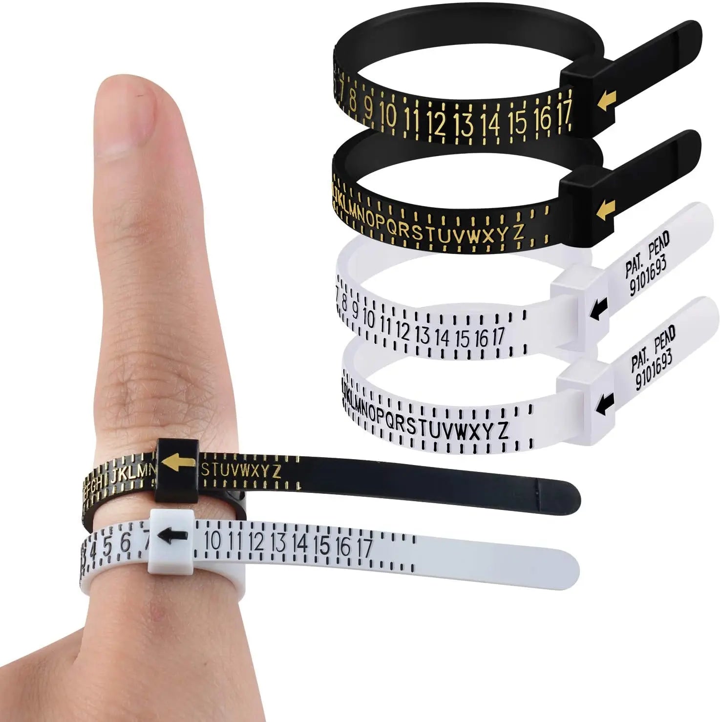 Reusable Comfortable Plastic Ring Size Adjuster Tool for Loose Rings Hongjia HJ-RSP001