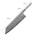 Popular Acid VG-10 Damascus Carbon Steel Kitchen Chef Knife Set Blades for Custom Knife Making