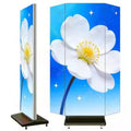 King Visionled Indoor Foldable LED Poster Display Screen P2.5 Three-fold Double-sided 4K 3840Hz Advertising Poster Screen