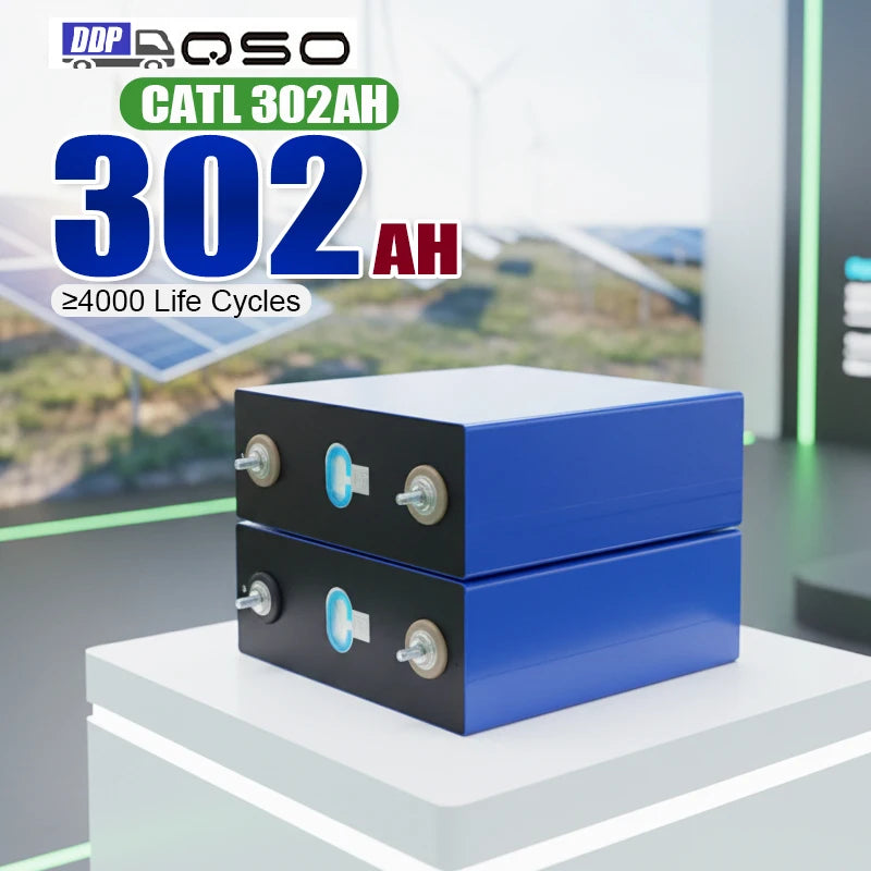 QSO New Catl Lifepo4 302Ah 300Ah 3.2 V 3.2V320Ah 340AH 3.2V Calt 302 314 300 Ah 320Ah Carl 314AH 280Ah Catl Lithium Battery Cell