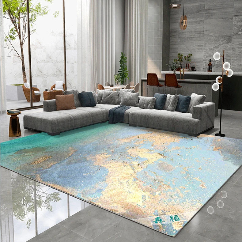 Golden Diamond Velvet Carpet Nordic Carpets and Area Rugs Modern for Sale Carpet for Living Room Size 2*3m