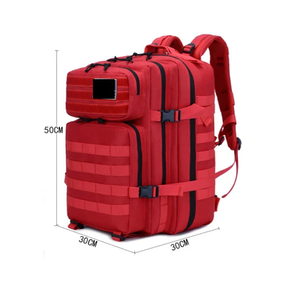 45L 900D Oxford Custom Waterproof Sports Gym Outdoor Travel Tactical Trekking Hunting Back Pack Backpack Bag for Women Men