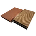 Modern Design Hollow WPC Composite Decking Click Installation Smooth Surface Waterproof Anti-Slip for Outdoor Garden Flooring