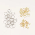Jump Ring for Jewelry Findings 6mm/8mm 18K Gold Plated Brass Jump Ring Twist Shape Colors Connect Jump Rings