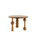 Nordic Simple American Solid Wood Dining Table Chair Set Retro Small Apartment Circular Designer Elegant Dining Room Furniture