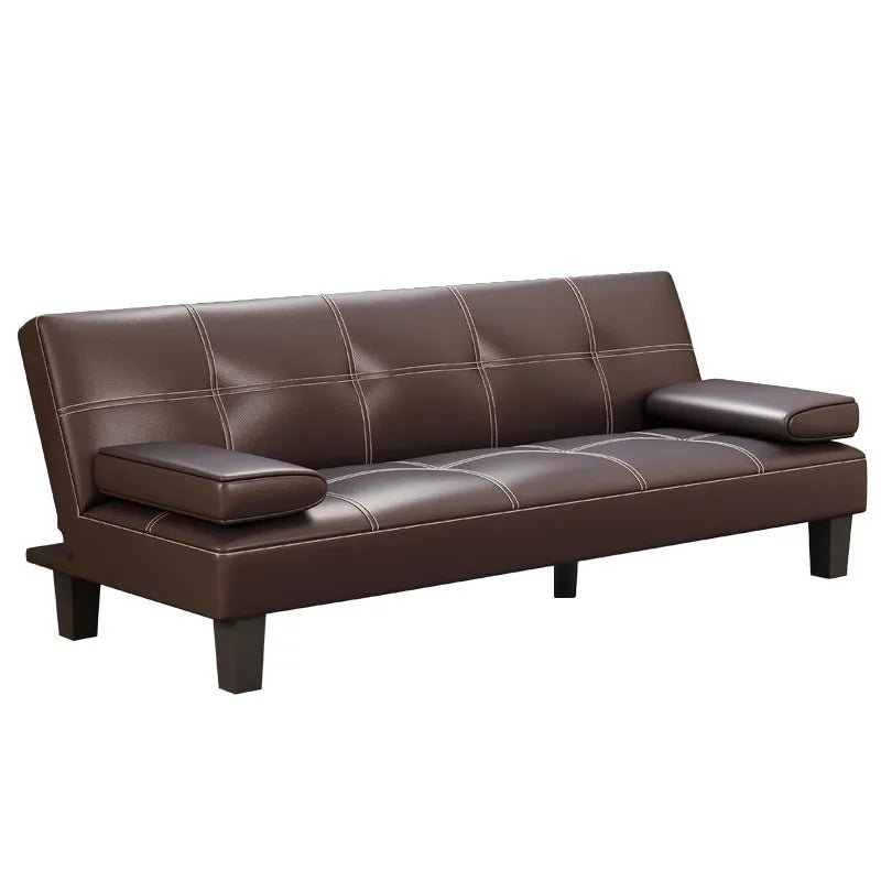 Modern Style Suede Fabric L-Shape Sectional Sofa Bed Storage Metal Frame Foldable for Outdoor Hotel Use Living Room Furniture