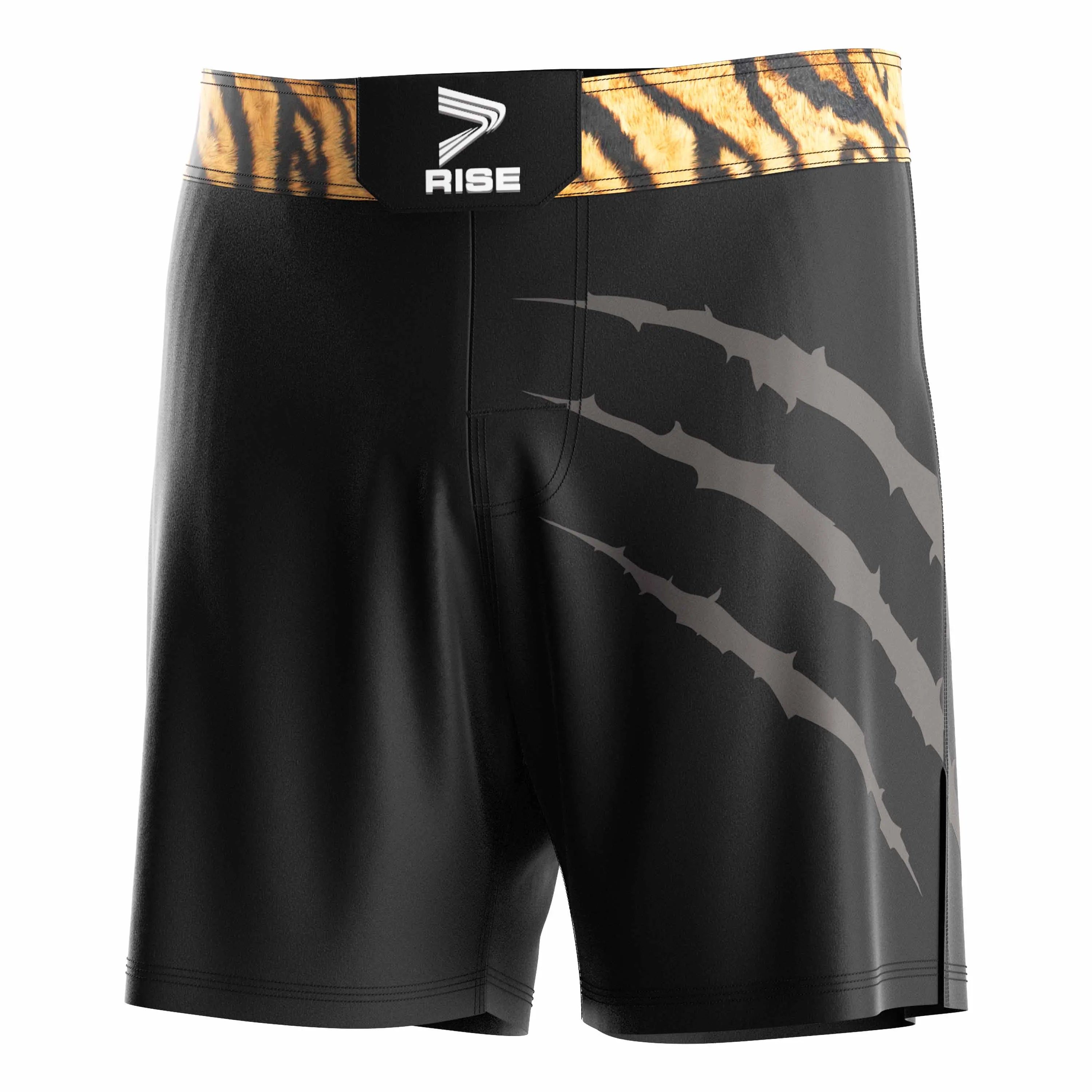 Durable Tear-Resistant MMA BJJ Shorts - Heavy-Duty Brazilian Jiu-Jitsu Fight Shorts for Men