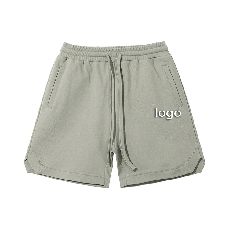 Wholesale OEM Men Sport Drawstring Shorts Custom Logo Men's Elastic Belt Sport Breathable Shorts