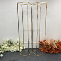 Wedding Vase Metal Column Flower Holder Rectangular Flower Holder Wedding Party Center Activity Road Lead Flower Holder
