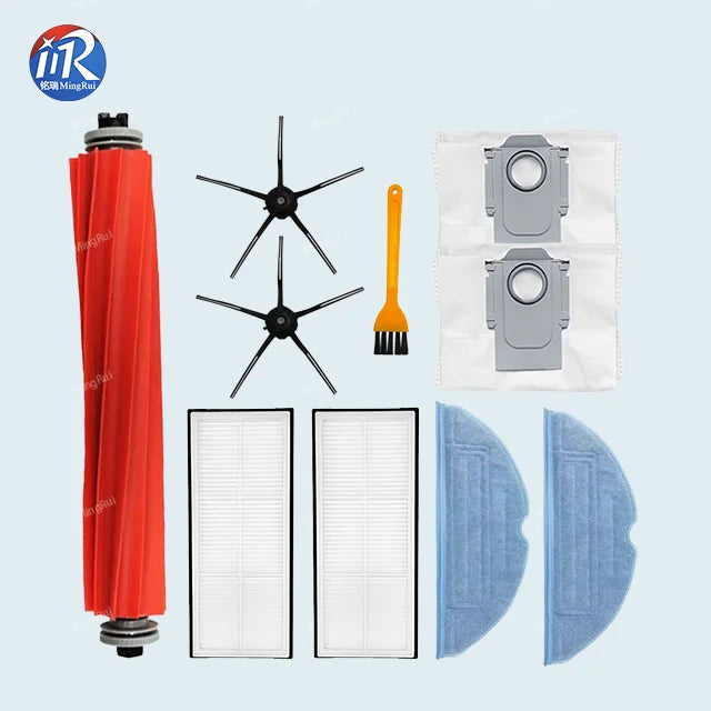 Vacuum Cleaner Parts Roller Main Brush Spin Edge Brush Mop Rag Hepa Filter for Xiaomi Roborock S7 Maxv ultra 70 S75 Accessories