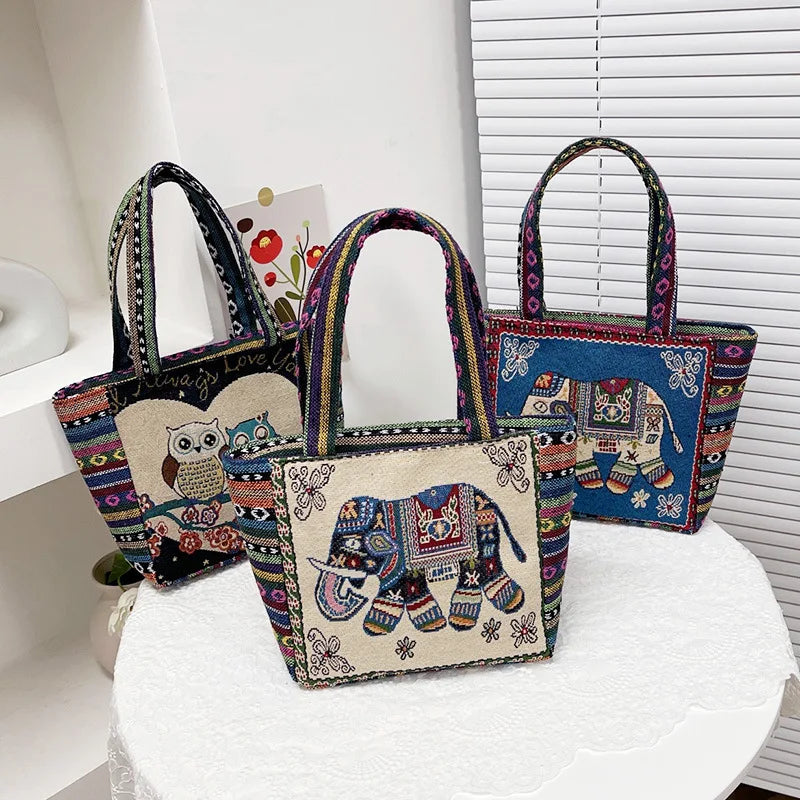 Wholesale Bags Suppliers Classic Embroidered Design Tote Bag Handbags for Women Ladies Purses and Handbags Women Hand Bags