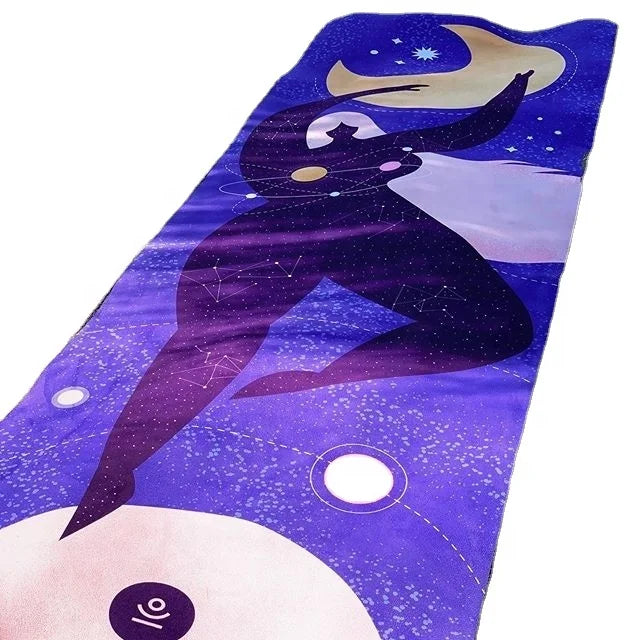 BSTAR Customized Logo Design 3mm Eco-Friendly Non-Slip Waterproof Light Weight Natural Rubber Printed Yoga Mats for Pilates Yoga