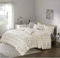 Gold Metallic Print Soft Patchwork Quilts Bedspreads Set Cubre Cama