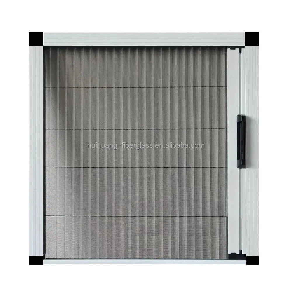 Modern Aluminum Frame Retractable Sliding Door Windows Insect-Proof Mosquito Nets for Living Room Bathroom Polyester Screen
