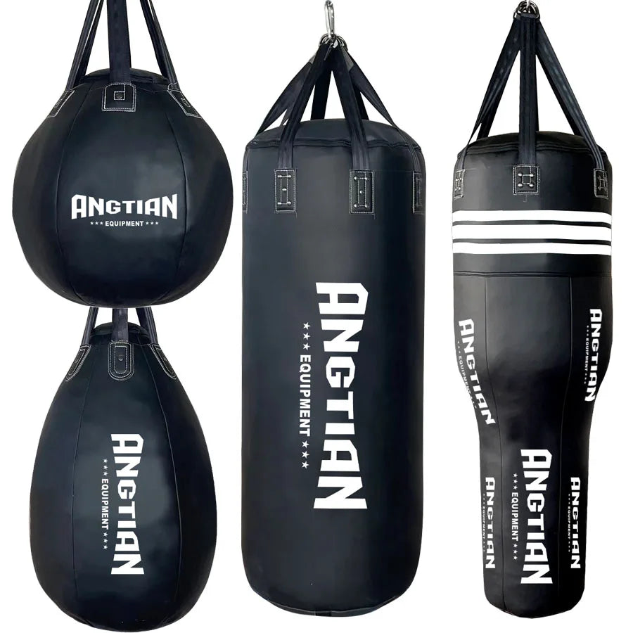 ANGTIAN Factory Produce Pro Boxing Punching Heavy Bags/ Hanging Fitness Training Sandbags