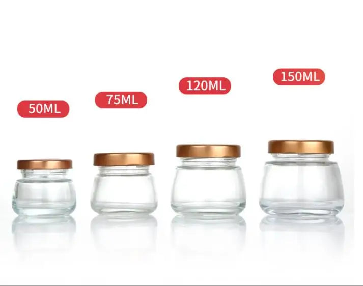 50ml 75ml 100ml Cheap Bird's Nest Glass Bottle Cylinder Glass Jar