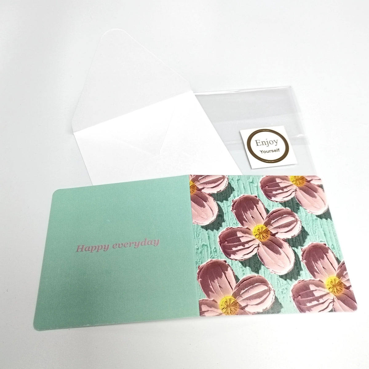 Wholesale 6pcs Set 10x10cm Personalized Paperboard Thank You Cards Custom Gift with UV Coating for Photo Frame Folders