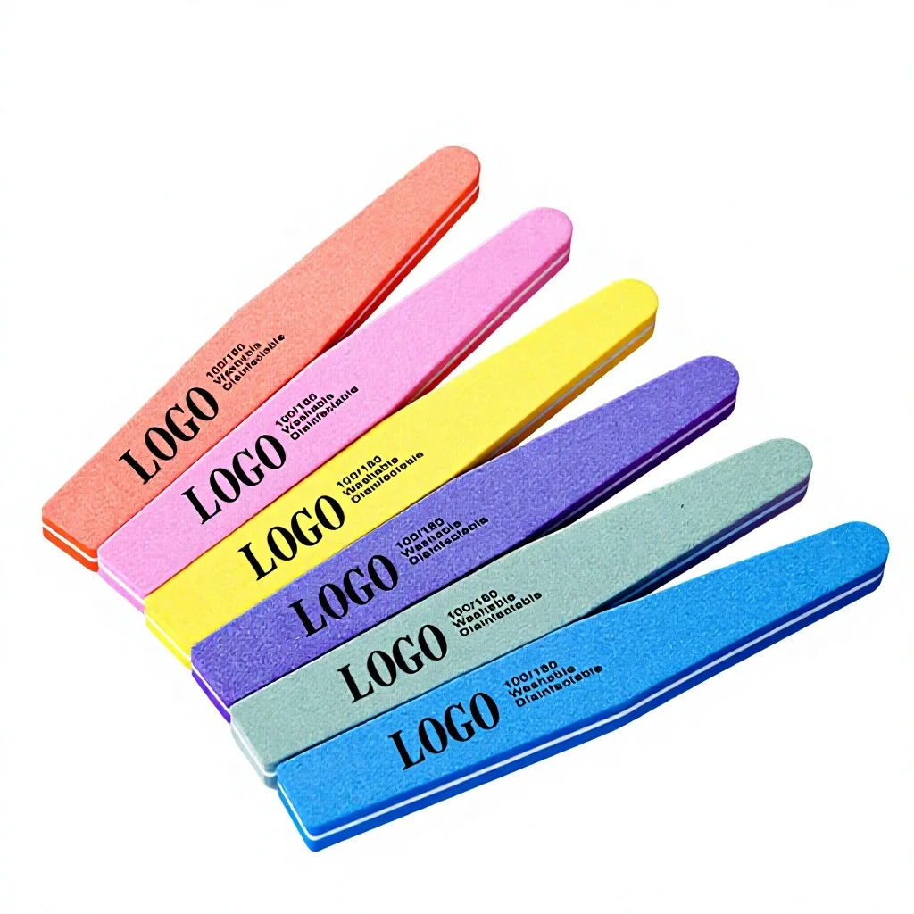 High Quality Sponge Nail File Double-sided Buffing Stick Manicure Washable Diamond Nail Buffer MegaBDM