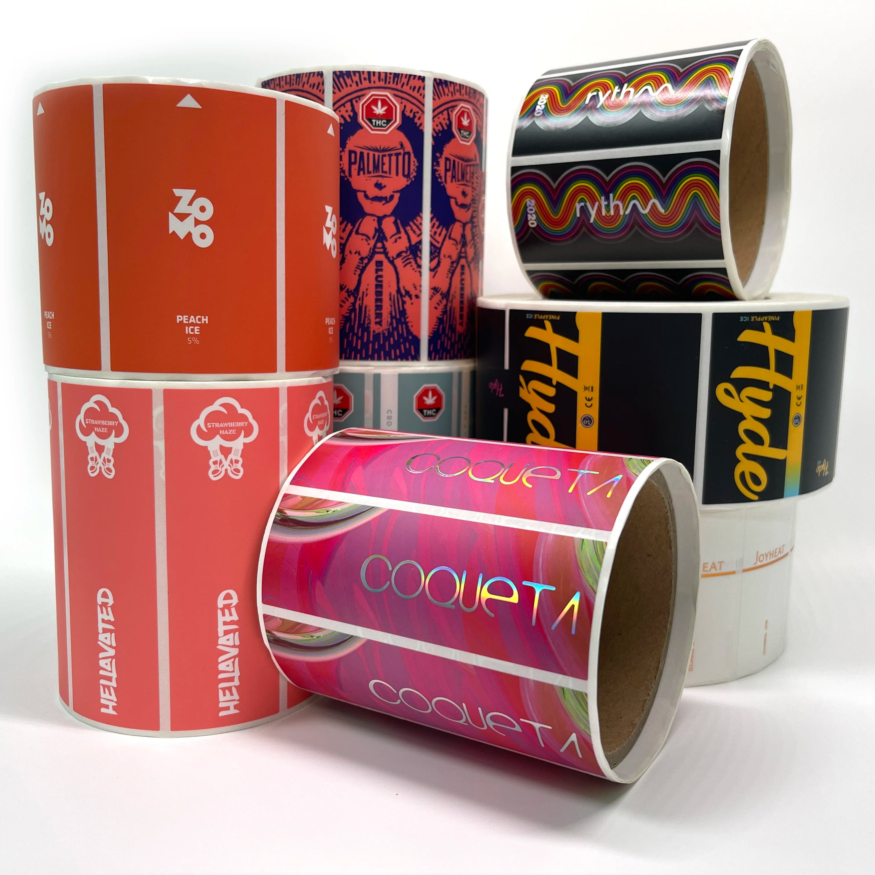 Custom Labels Sticker Personalized Vinyl Waterproof Stickers