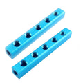 Custom N54 Aluminum Intake Manifold 3 Way CNC Machining Distribution Block Pneumatic Parts Kits