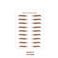 Water Transfer Hot Selling Hair-like Authentic Eyebrows 4D Brown Waterproof Eyebrow Tattoo Sticker