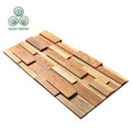 MUMU DESIGN  Wood Deck Tiles Mosaic Art Wood Paequet Wall Panel Wooden Mosaics
