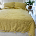 Luxury Wholesale Design Embroidery Linen Comforter Home Bedding for All Season