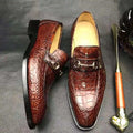Goodyear Luxury Loafer Shoes for Men New Arrivals Crocodile Pure Leather Shoes Men alligator Custom Classical Men's Shoes