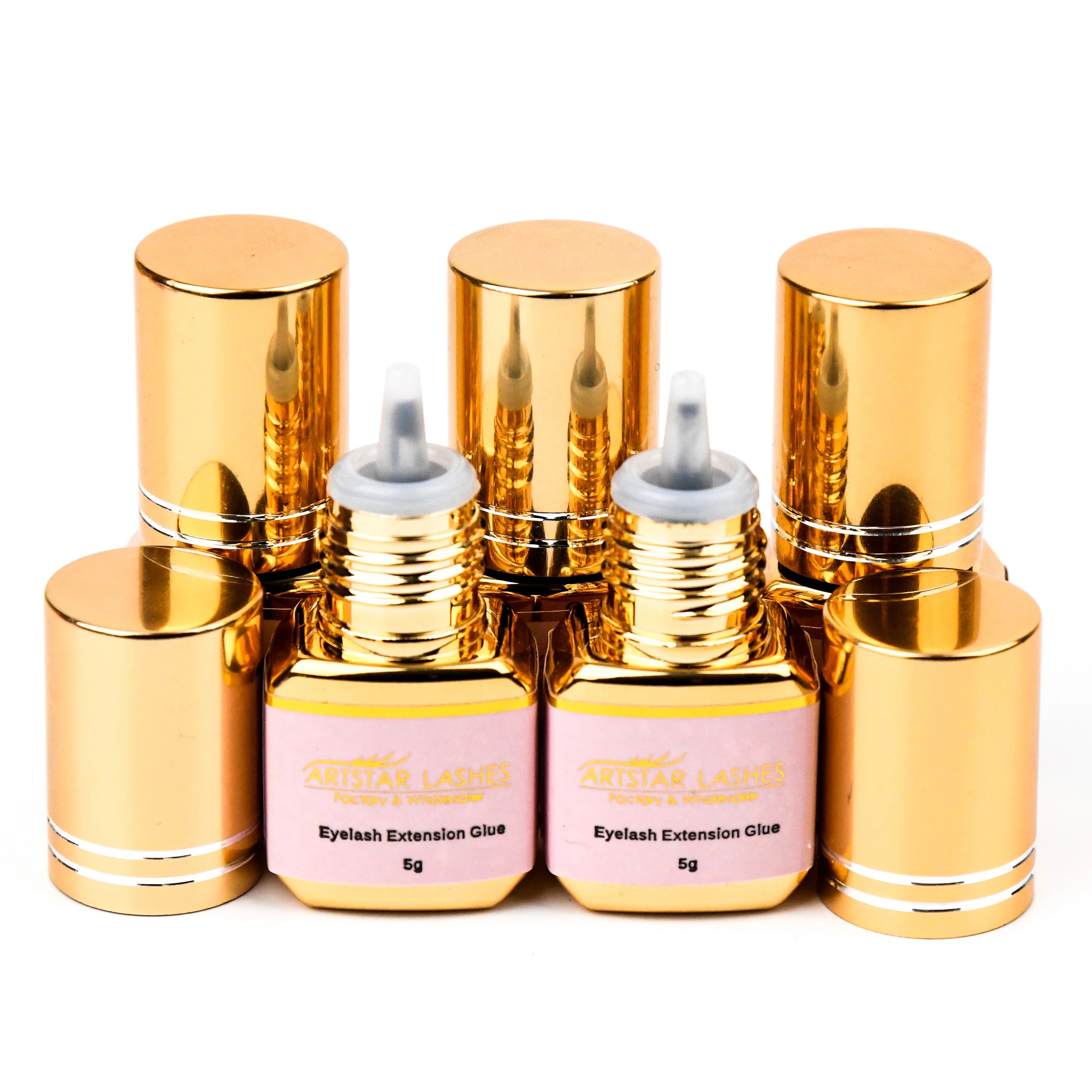 0.5s-1s Dry Time Vegan Fast Drying Strong Bond Lash Adhesive with Private Label 2025 Best Retention Eyelash Extensions Glue