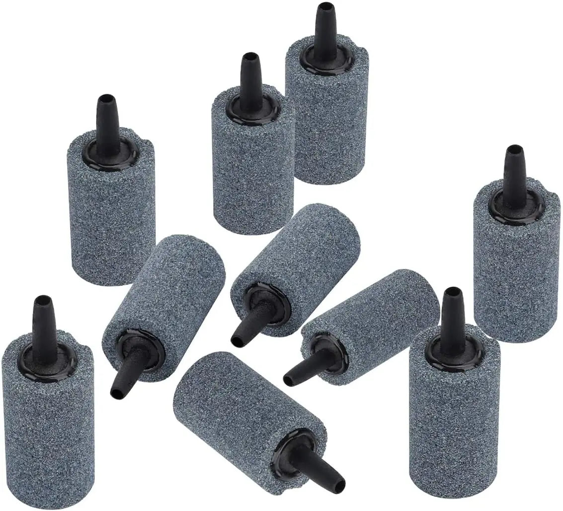 Ceramics & Plastic Air Stone Cylinder Bubble Diffuser Eco-Friendly for Aquarium Fish Tank Pump and Hydroponics