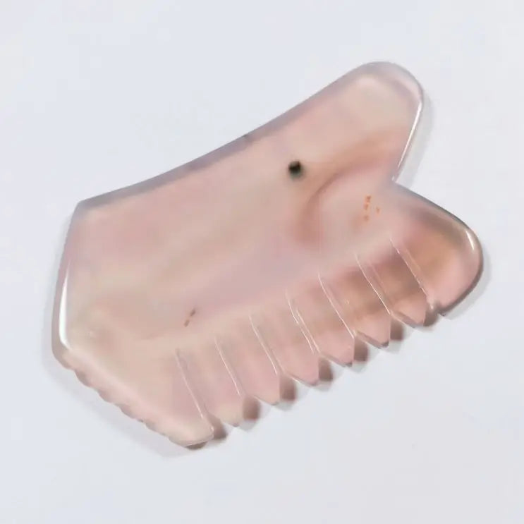DIY Custom Box Gua Sha Tool Grey Agate Jade Fish Shape Guasha Massager TCM Massage Board Bulk Seller skin care & tools
