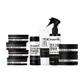 Custom Private Label Hair Wax Gel Powder Mousse Styling Foam Strong Hold Men Hair Styling Products Hair Style