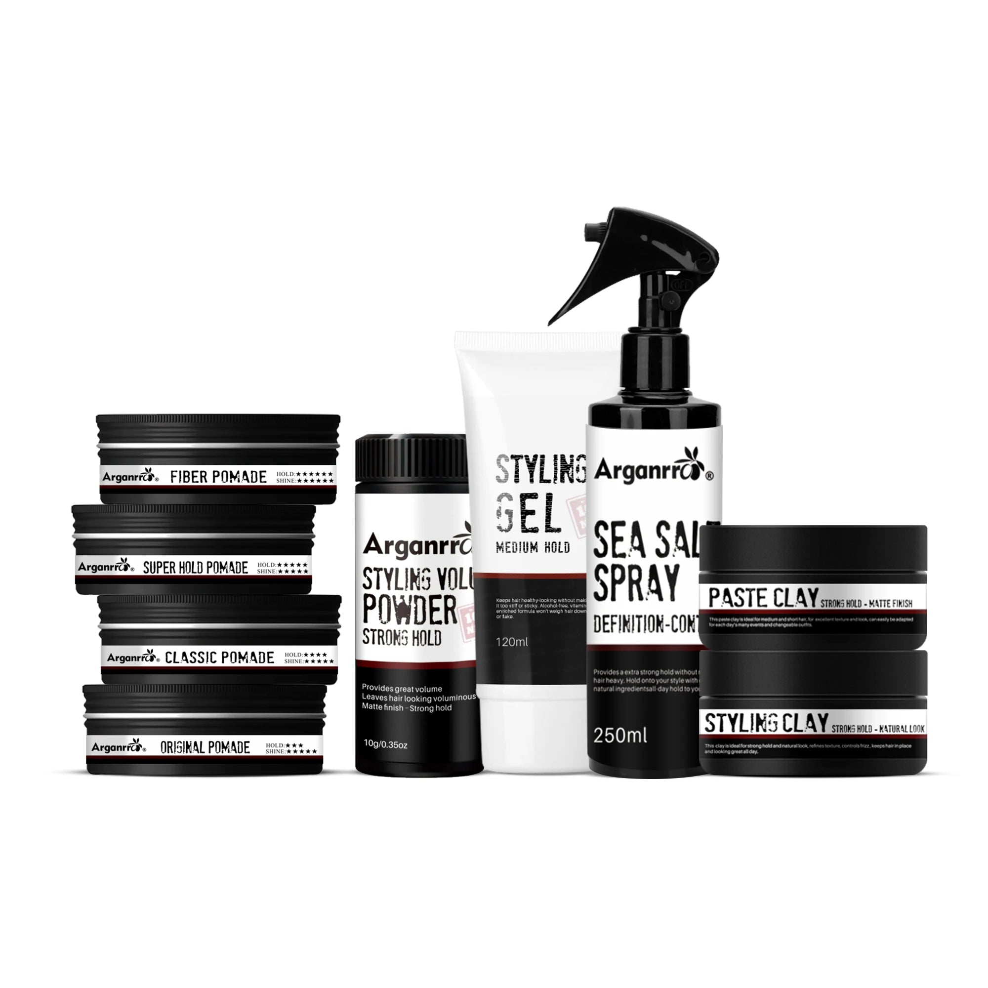 Custom Private Label Hair Wax Gel Powder Mousse Styling Foam Strong Hold Men Hair Styling Products Hair Style