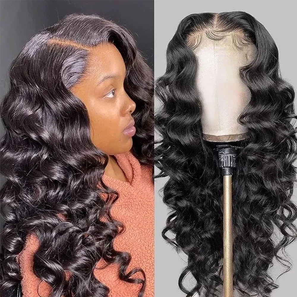 Mona Natural Color Loose Wave Human Hair Wigs Wholesale Price 18inch to 30inch