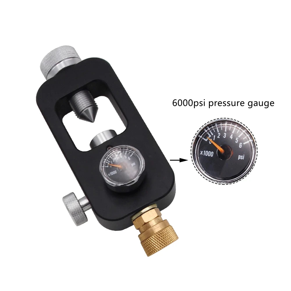 Paintball PCP to Scuba Air Tank Refill Adapter HPA Fill Station Rated for 300bar 4500psi