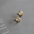 Simple Delicate Fashion Pure 925 Sterling Silver Zirconia Small Hoop Earrings for Women Girls Jewelry