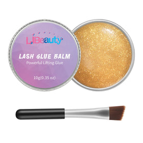 10g Lash Lift Glue Balm Glitter Adhesive Eyelash Lift Glue Strong Hold Super Sticky Vegan Private Label Lash Glue Balm Lash Lift