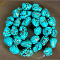 TB0080 Howlite Turquoise Nugget Beads Magnesite Nugget Beads for Jewelry Making & Bracelet DIY